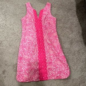 Lilly Pulitzer for target See Ya Later shift dress pink size 4